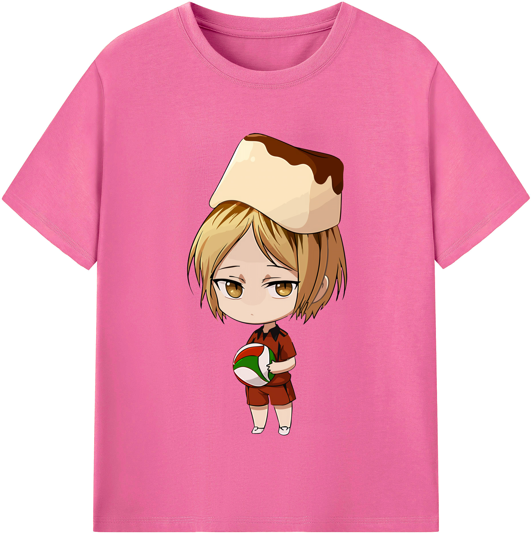 （画像用） ハイキュー!! Haikyu!! レディースカジュアルプリントTシャツ（綿100％）